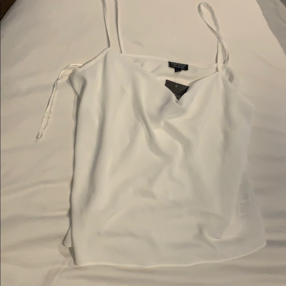 Top shop white spaghetti strap top